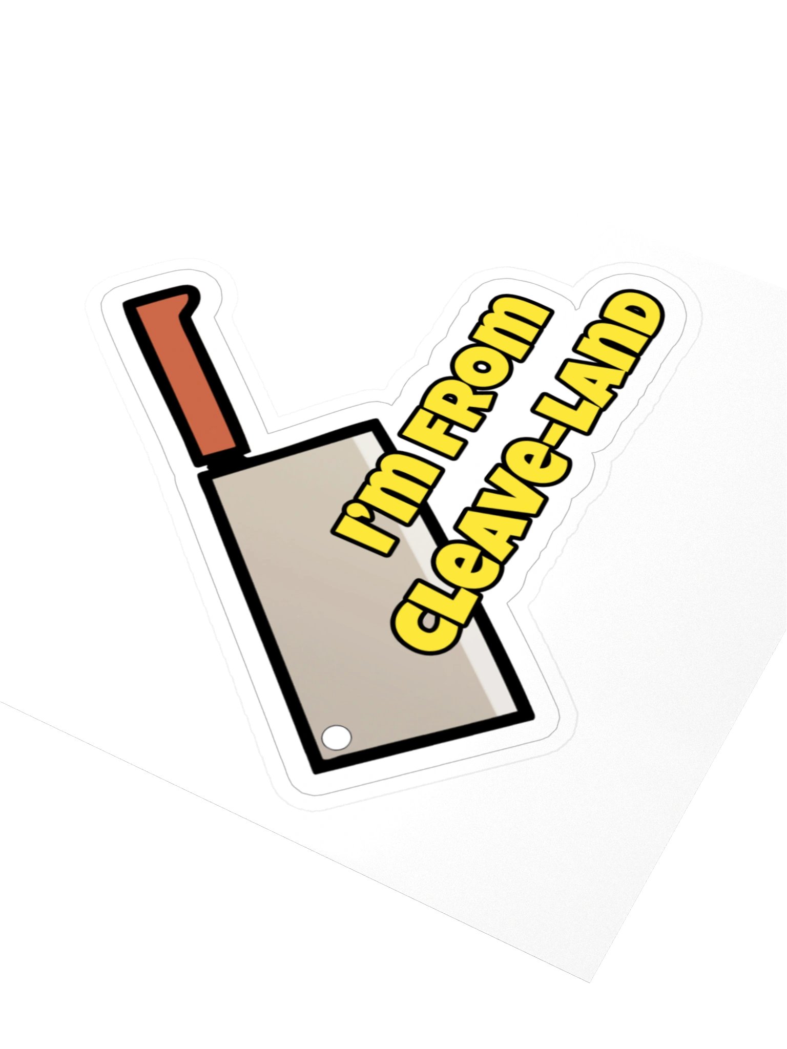 I'm From Cleave-Land Sticker product image (3)