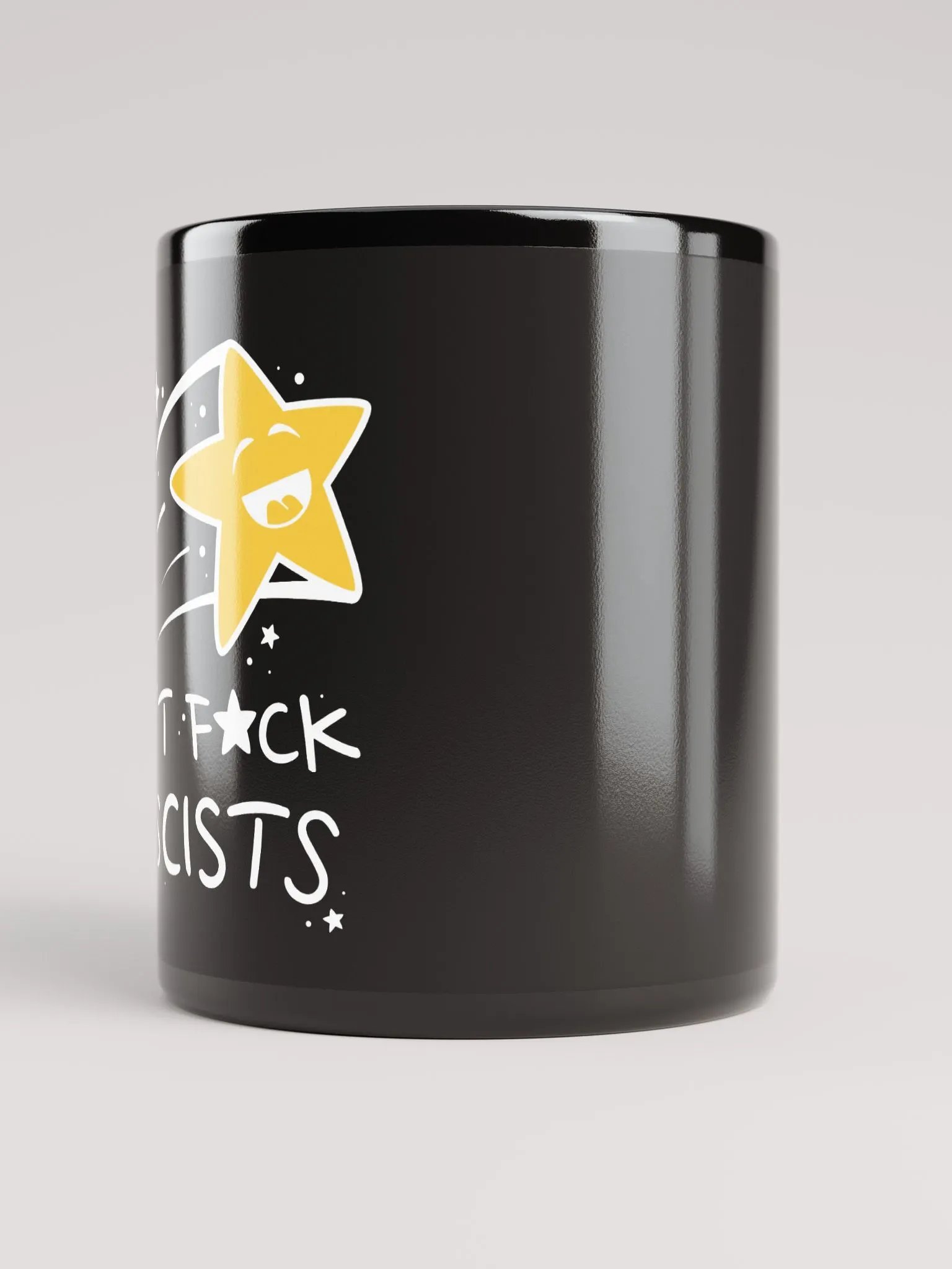 Don't F*CK Fascists Mug - Yellow product image (3)
