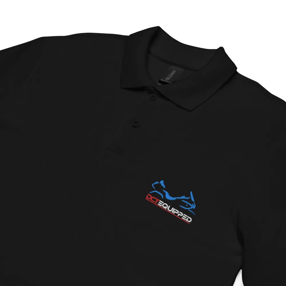 DCT Shadow Wing Polo Shirt Black/Blue product image (4)