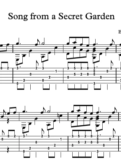 Song from a Secret Garden product image (2)