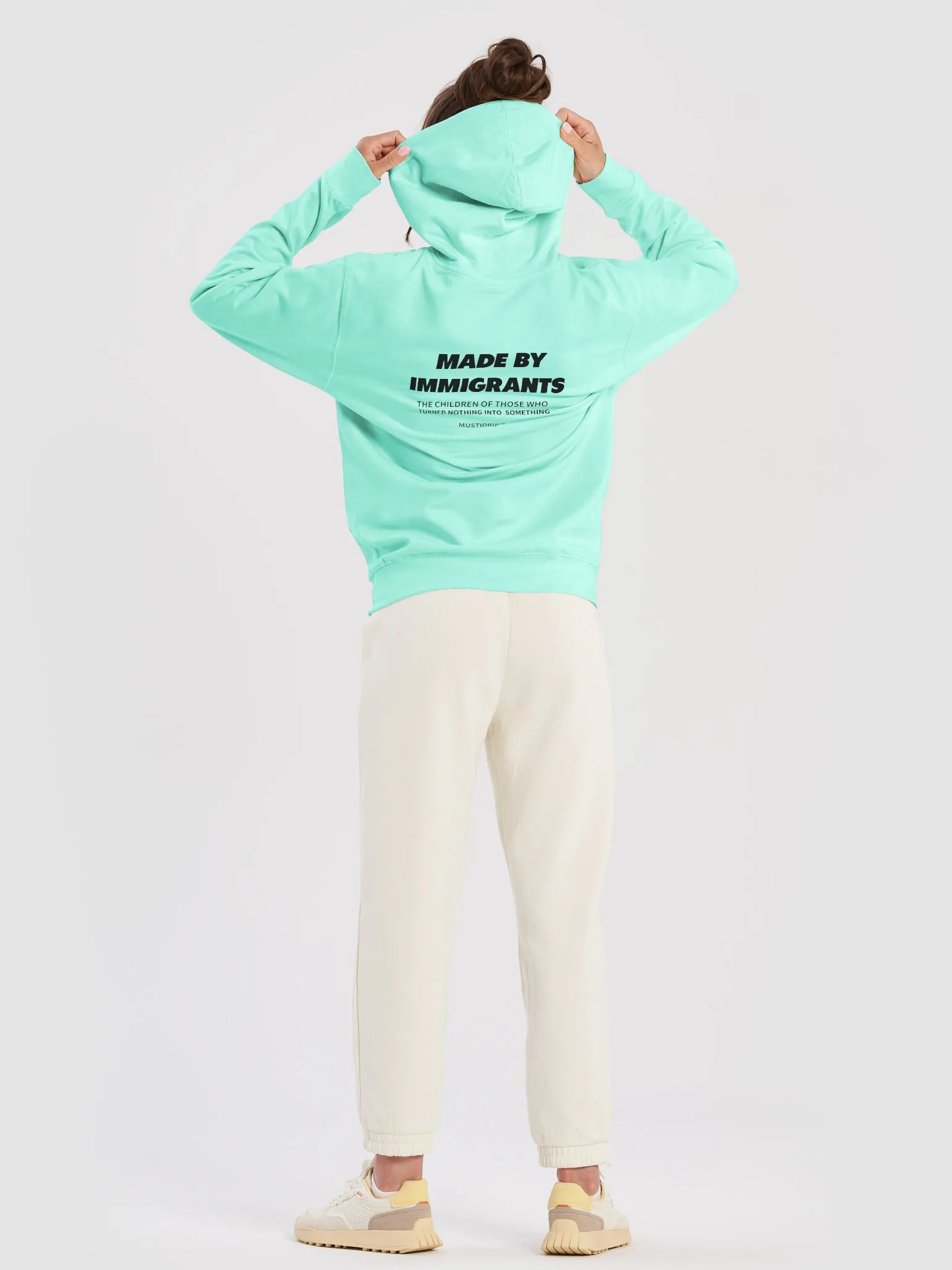 MADE BY IMMIGRANTS" Hoodie – MustiDrip™ Edition product image (1)