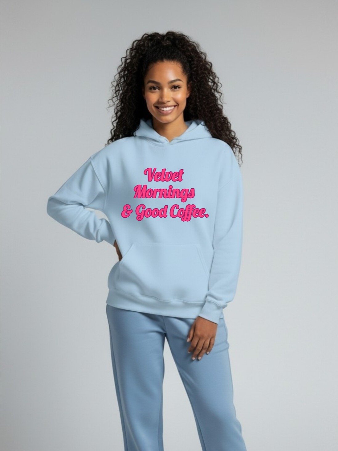 Velvet Mornings & Good Coffee Hoodie product image (3)
