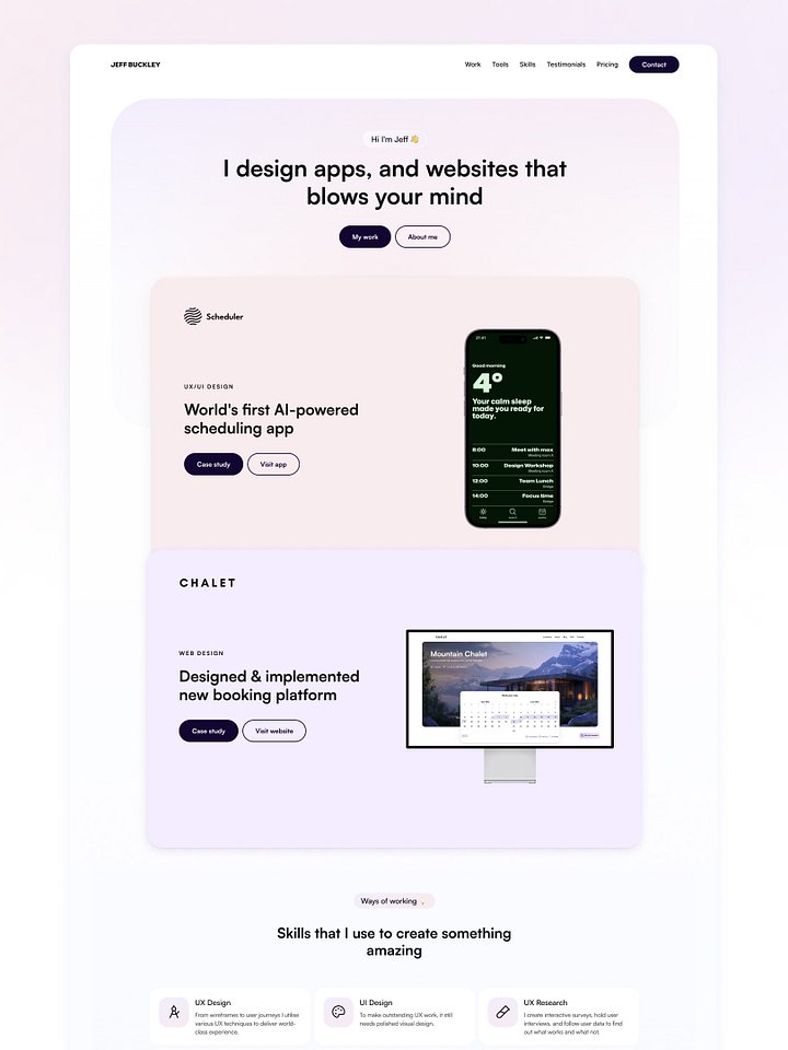 Stacky - FREE Framer Portfolio Template product image (1)