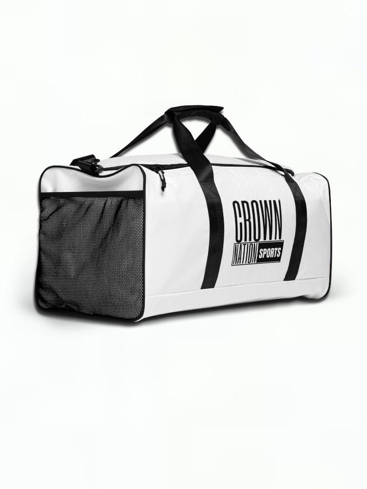 Crown Nation Sports Duffle Bag // White product image (2)