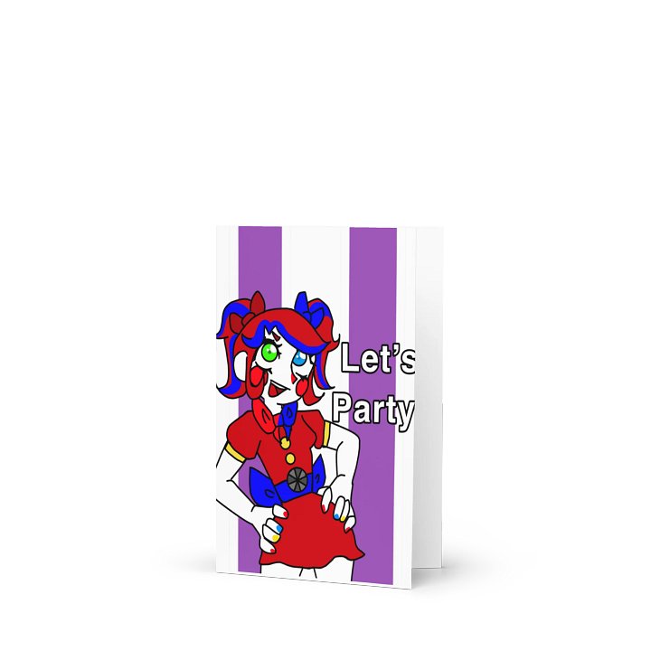 Circus Baby's Pizza World Celebration card product image (1)
