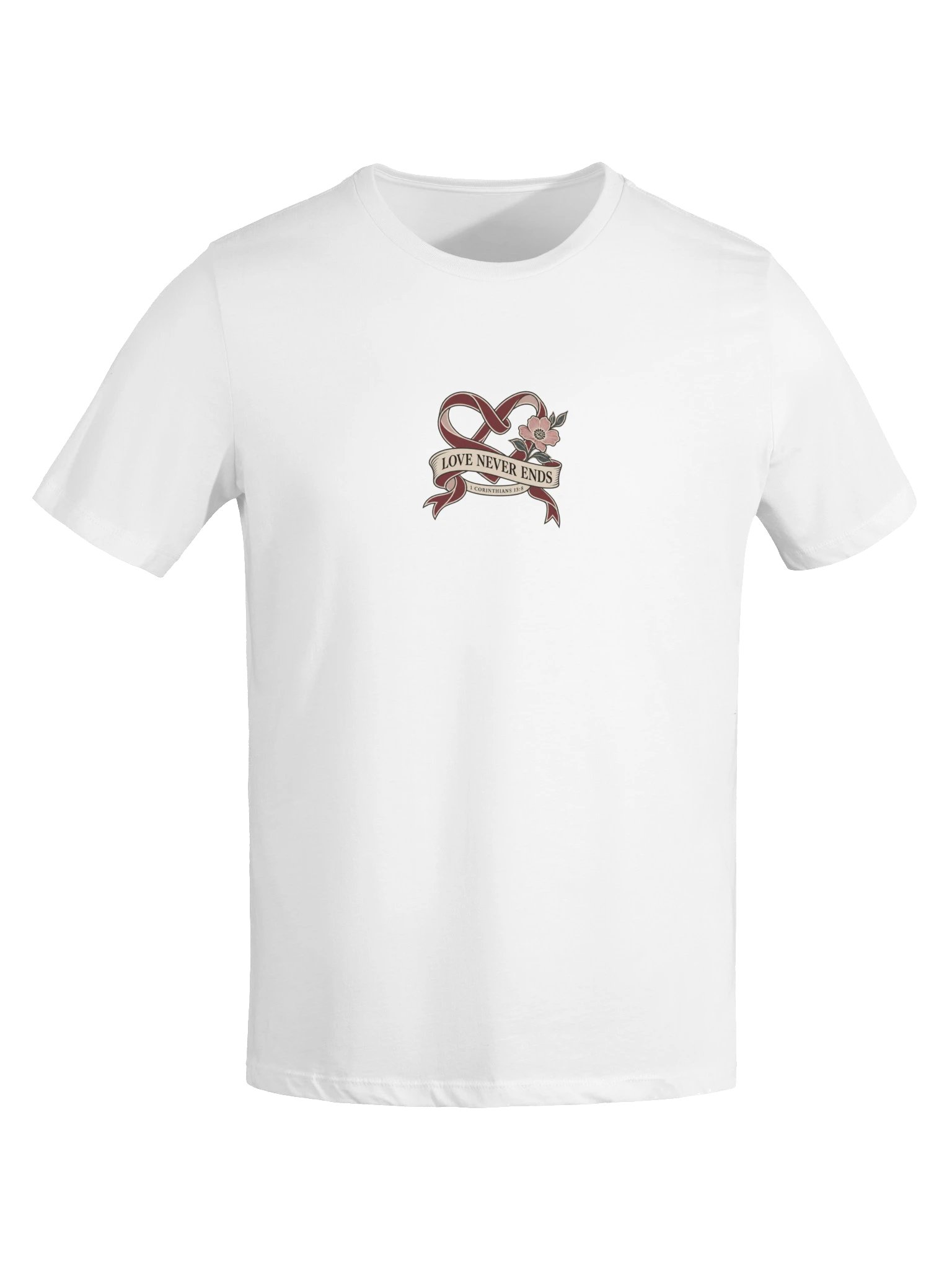 Love Never Ends | 1 Corinthians 13:8 Relaxed Tee product image (31)