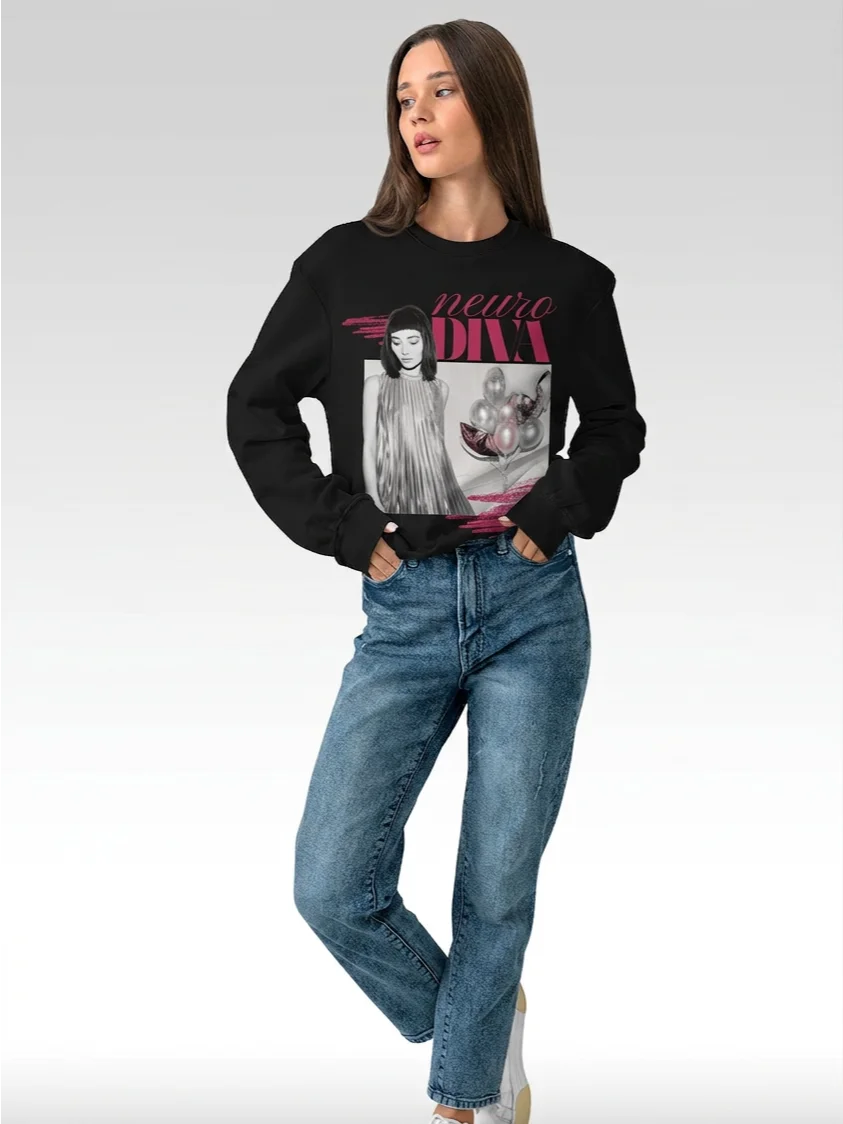 Neuro Diva Crewneck Black product image (3)