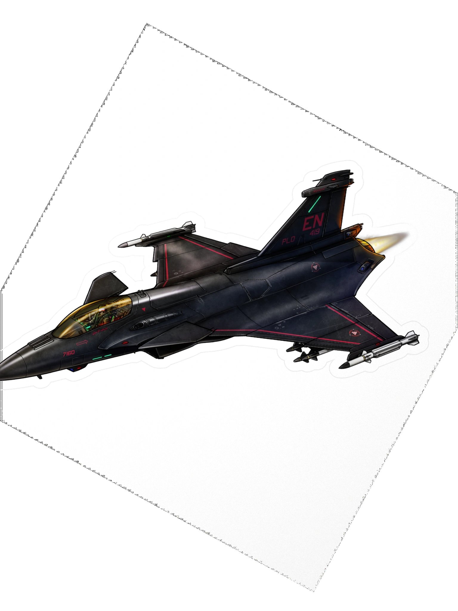 Revoker - Black (5.5 inch Sticker) product image (2)