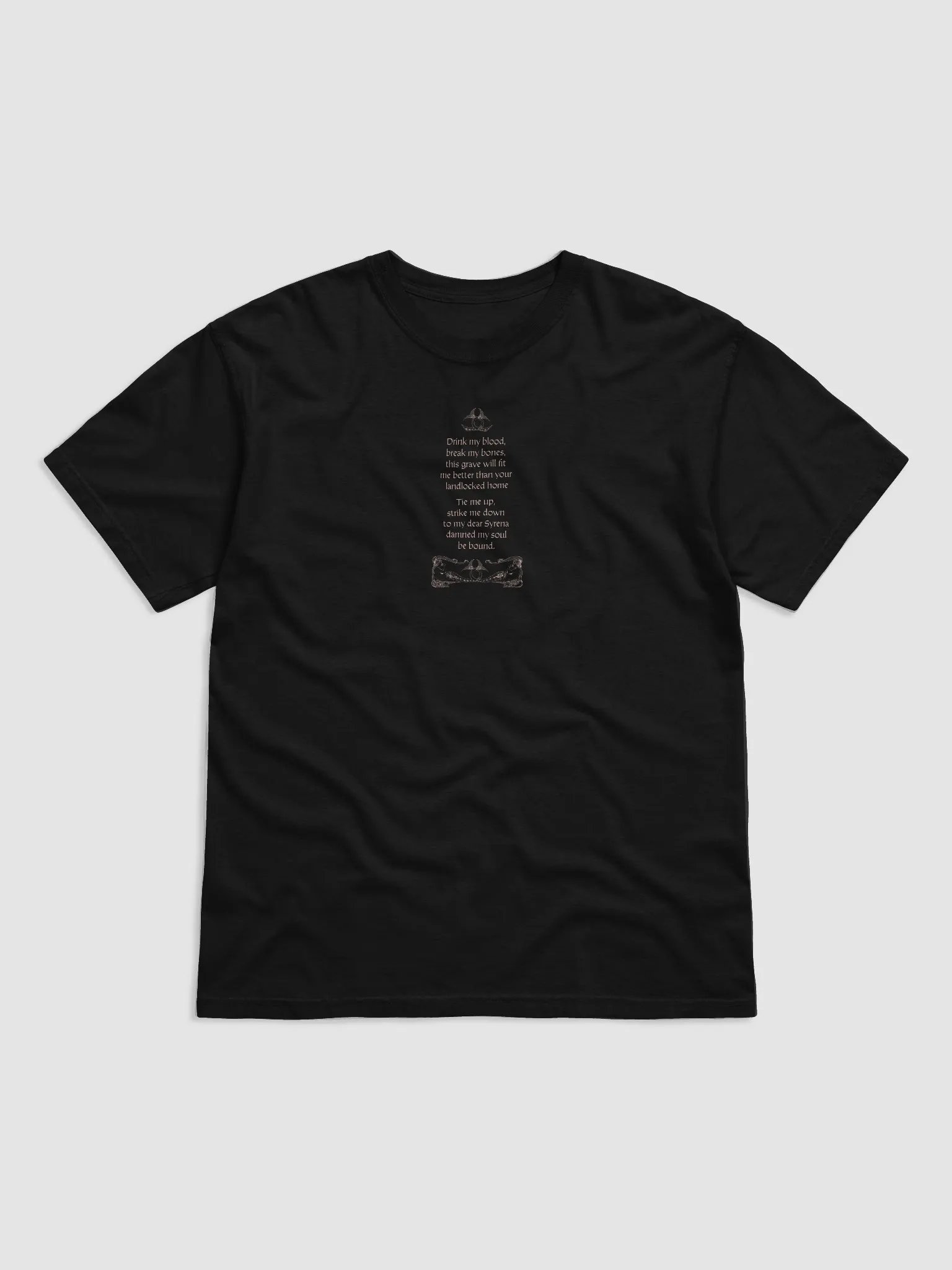 'Syrena' Official Merch T shirt (chorus lyrics version) product image (2)
