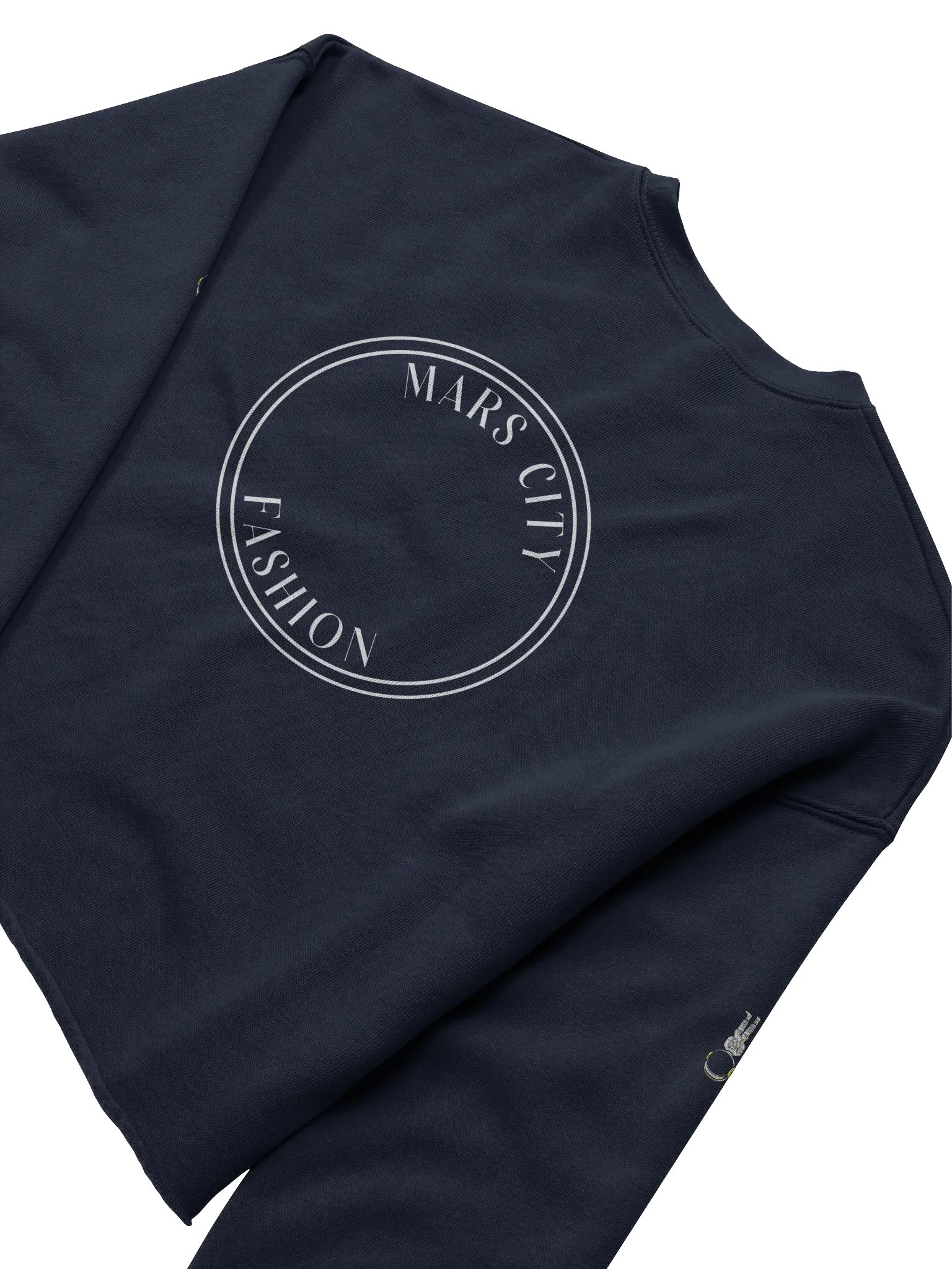 MARS CITY FASHION CROPPED SWEATSHIRT WITH WHITE ASTRONAUT product image (6)