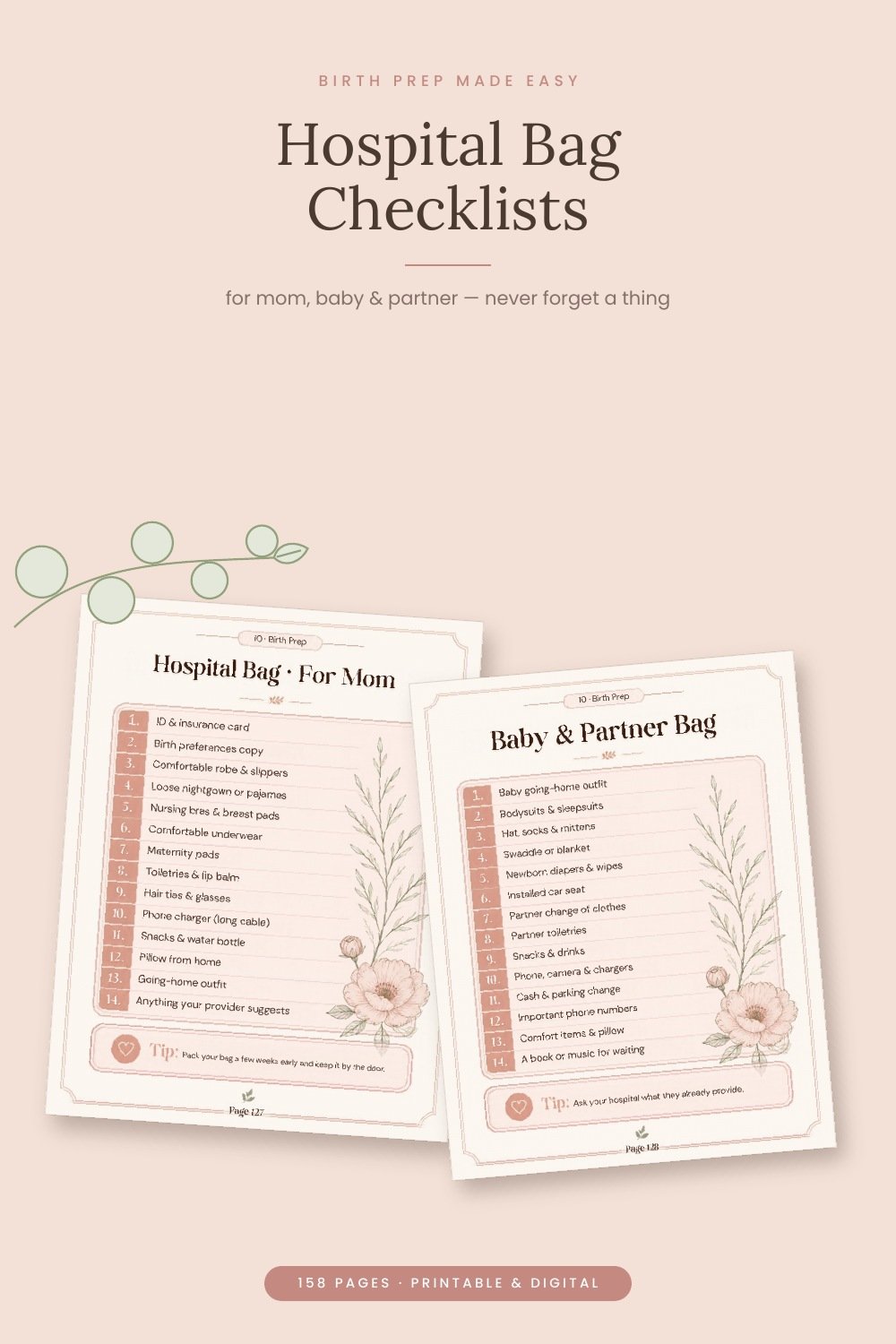 The Gentle Pregnancy Planner product image (5)