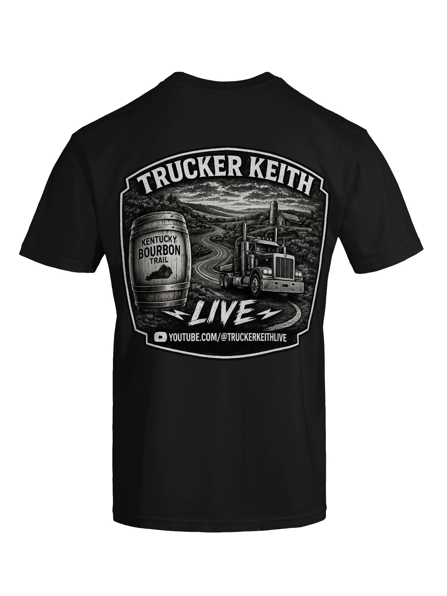 Trucker Keith Live White Badge Tee 2 product image (86)