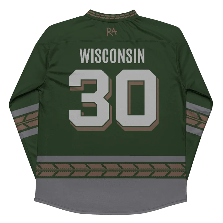Wisconsin Barley - Green Hockey Jersey product image (2)