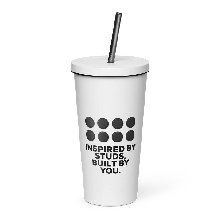 Inspired by Studs Insulated Cup w/ Straw product image (1)