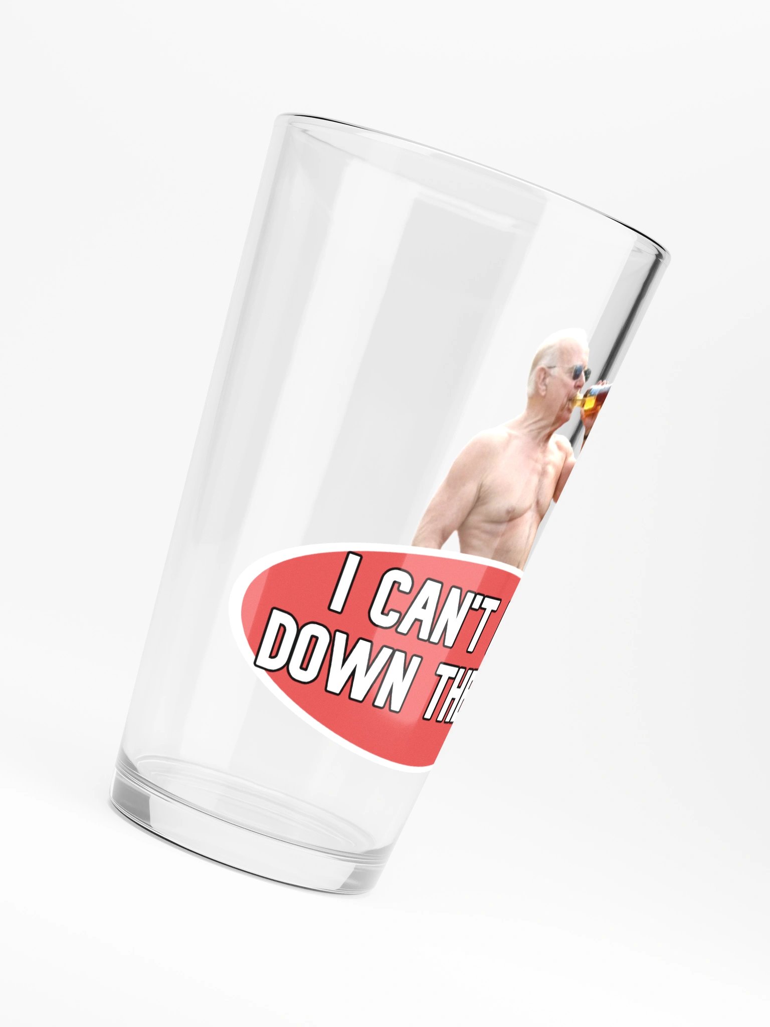 Can't Put Down The Cup Pint Glass product image (6)
