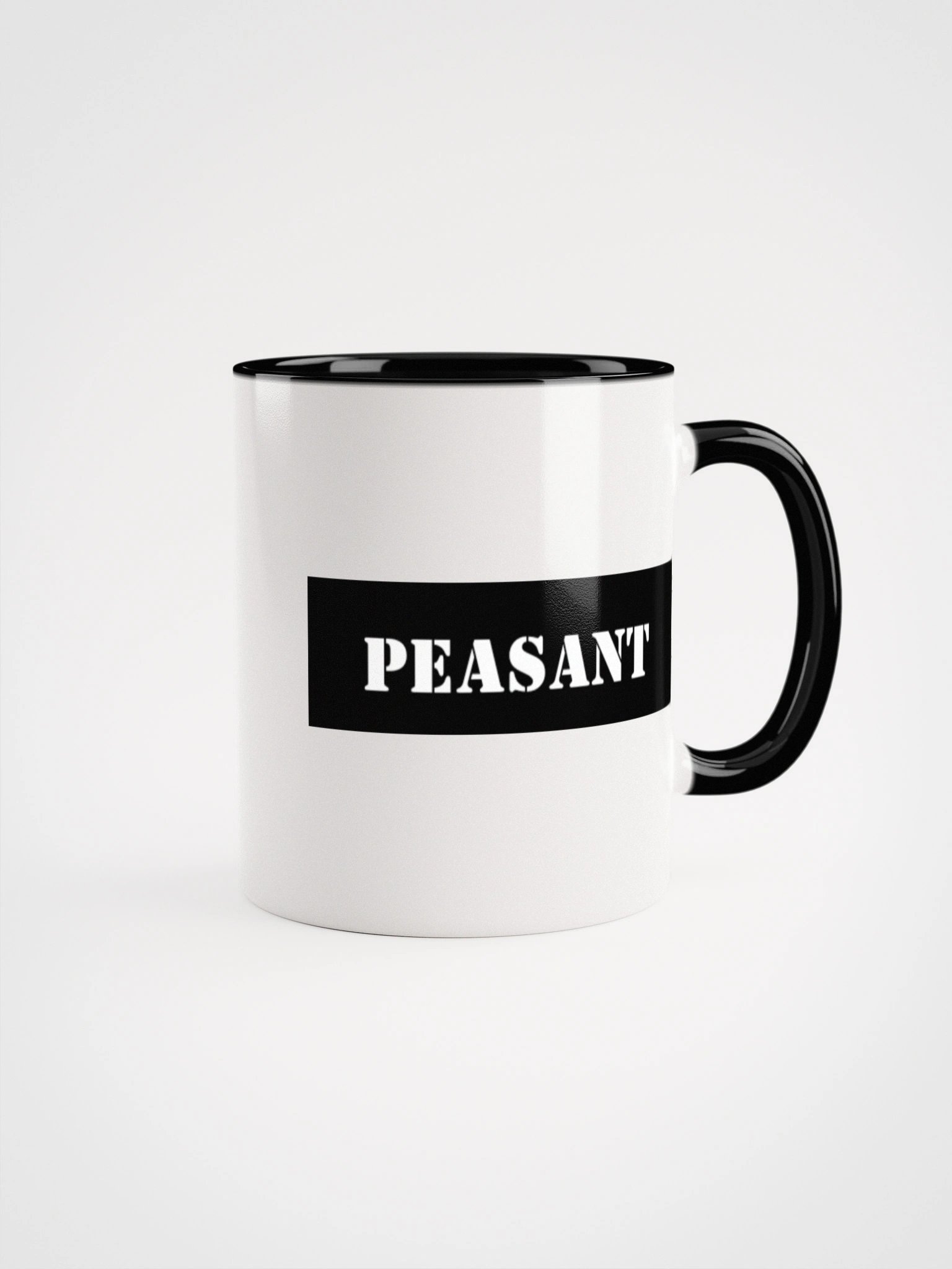 Bold 'PEASANT' Ceramic Mug product image (2)