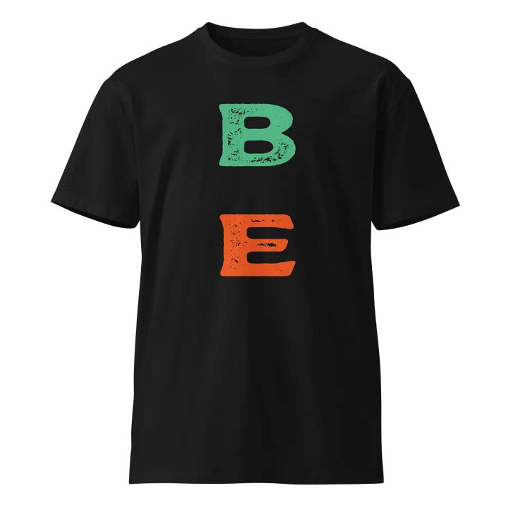 Vertically Aligned Letters Unisex T-Shirt product image (1)