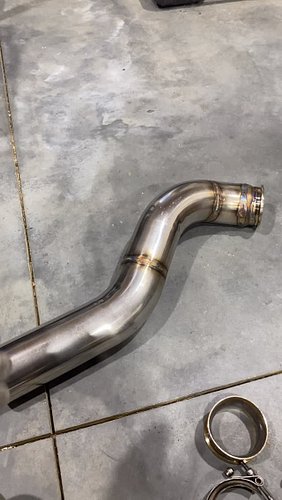 Not the prettiest, but my first “real” fab project done with tig! Downpipe for the Supra. Would love to have some good fabric...