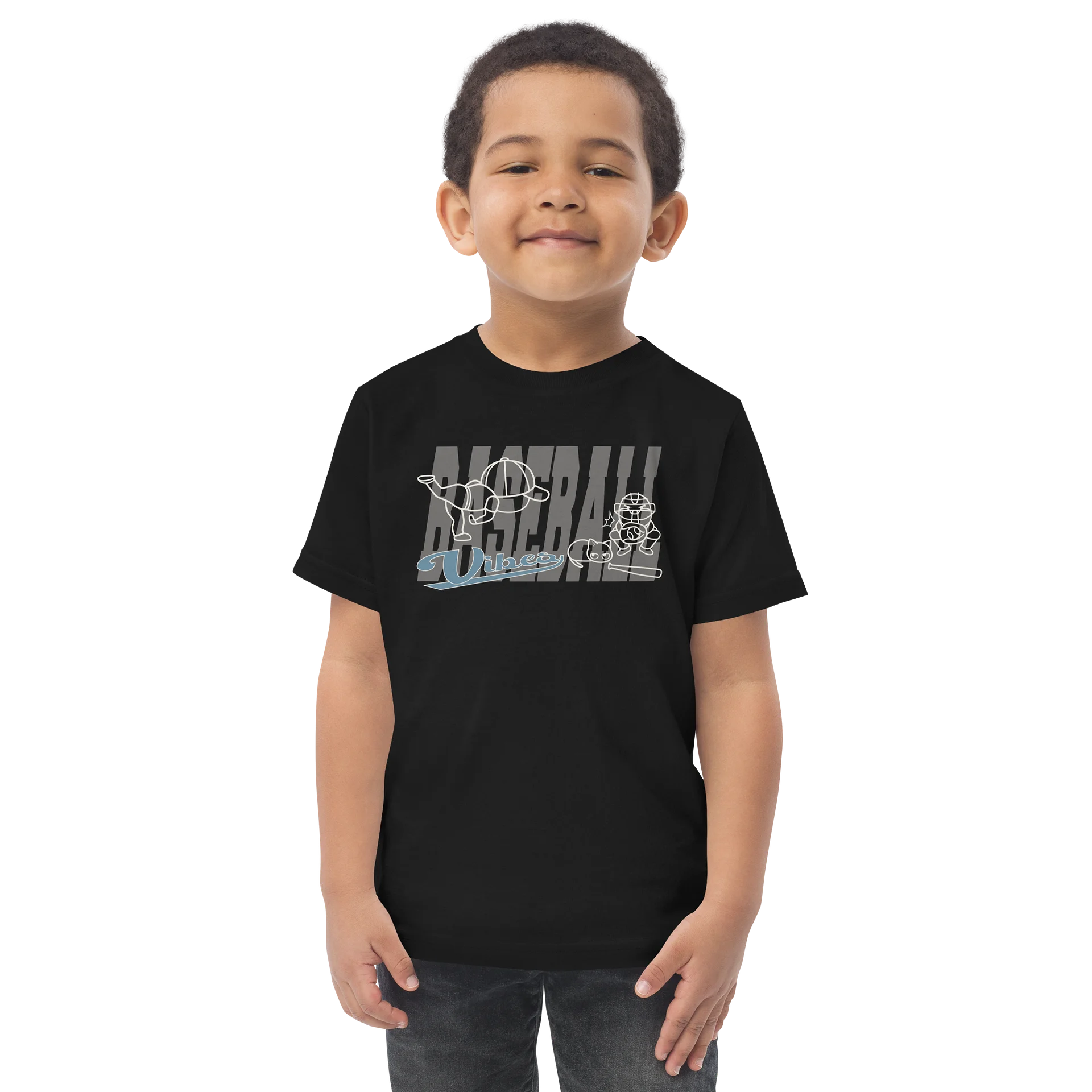 Baseball Cat (Baseball Vibes) - Toddler T-shirt product image (1)