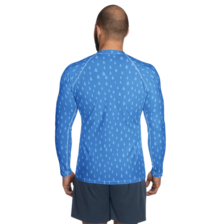 Comfortable Men's Rash Guard Unique Raindrops product image (2)