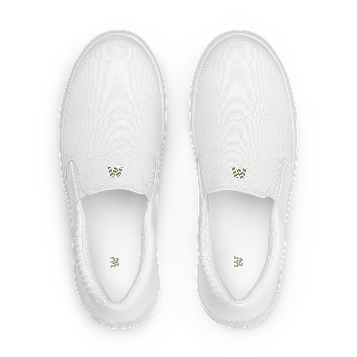 Olive "W" Men's Slip-On Shoes product image (1)