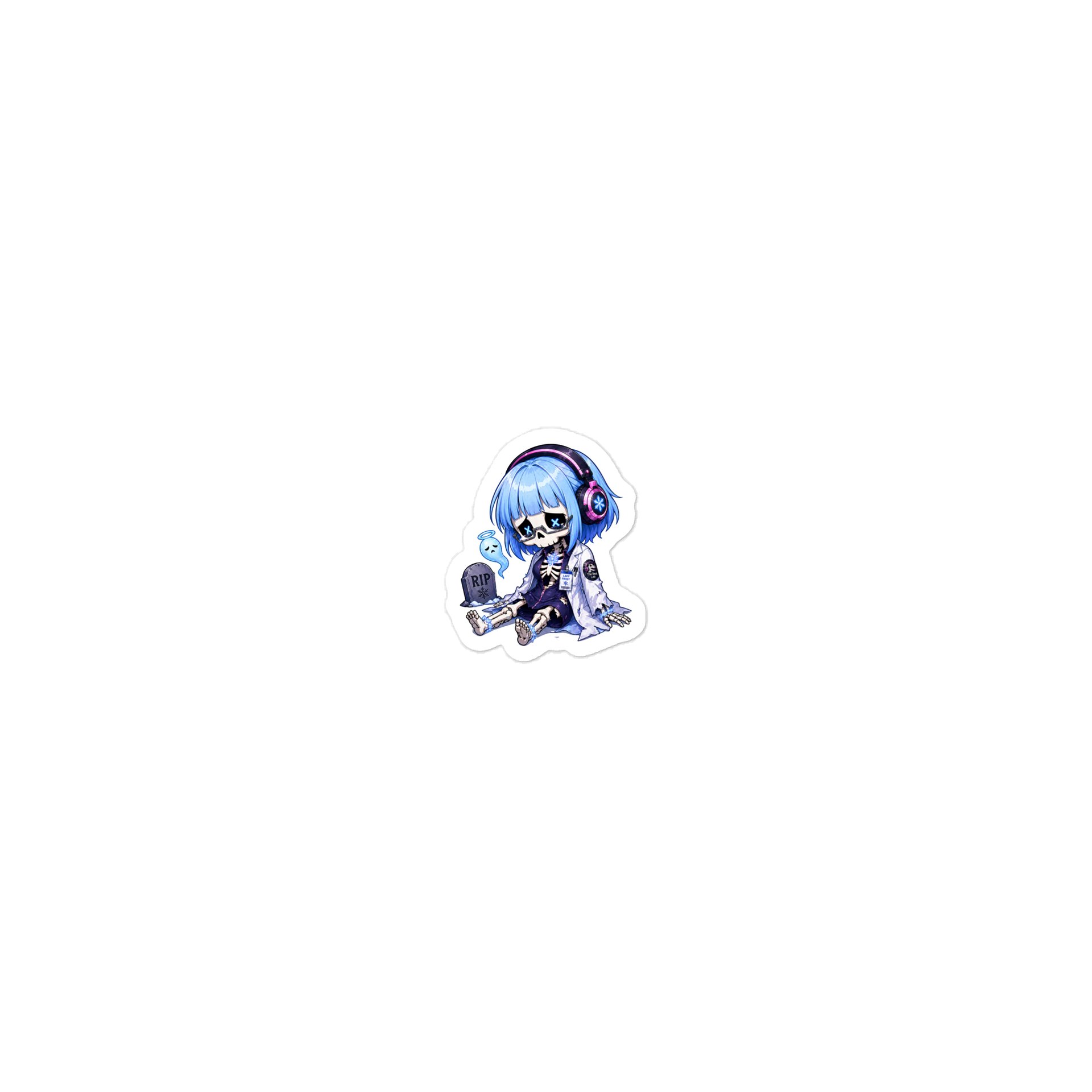 Lady Frost RIP Emote - Die Cut Sticker product image (2)