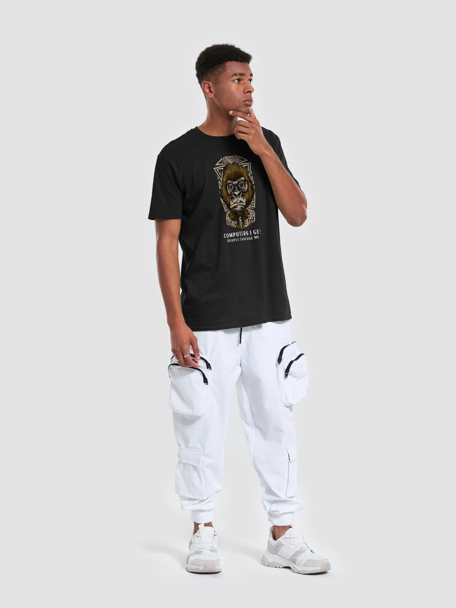 Funny Soft T-Shirt for Computer Nerds | Computers I Get People Confuse Me product image (25)