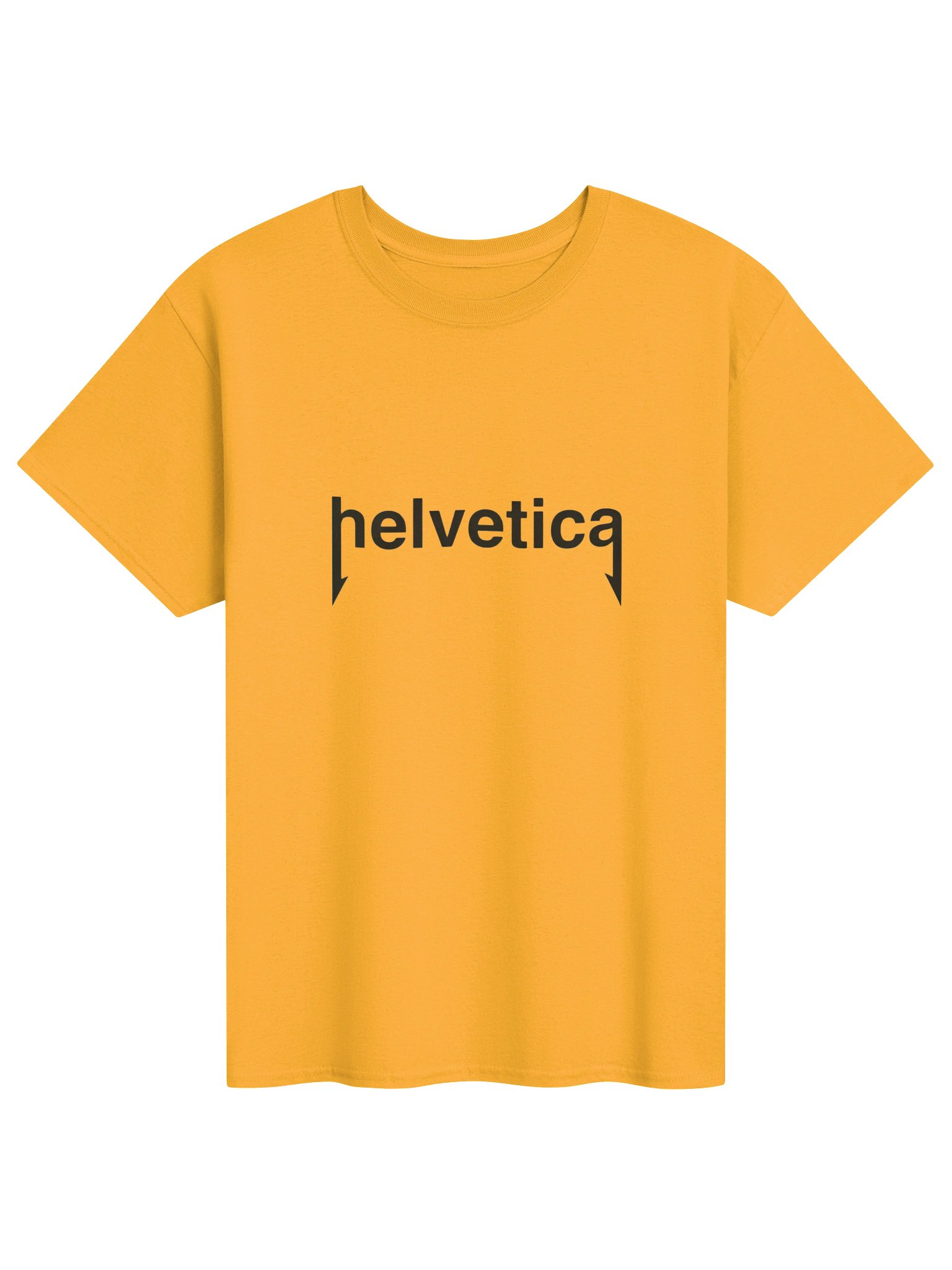 Helvetica Metallica Typography Parody Shirt product image (1)