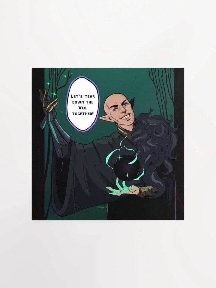 "Let's tear down the veil together!" Poster product image (1)