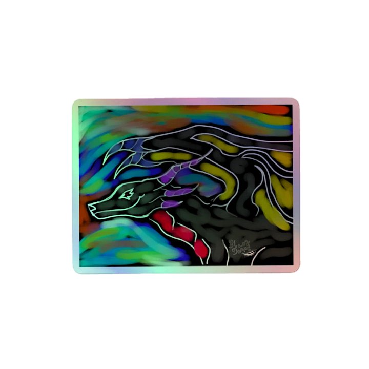 Colorful Dragon (Holo-Stickers) product image (2)
