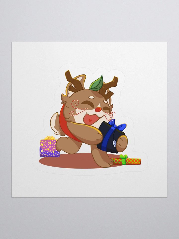 Winter AppleCat Sticker product image (1)
