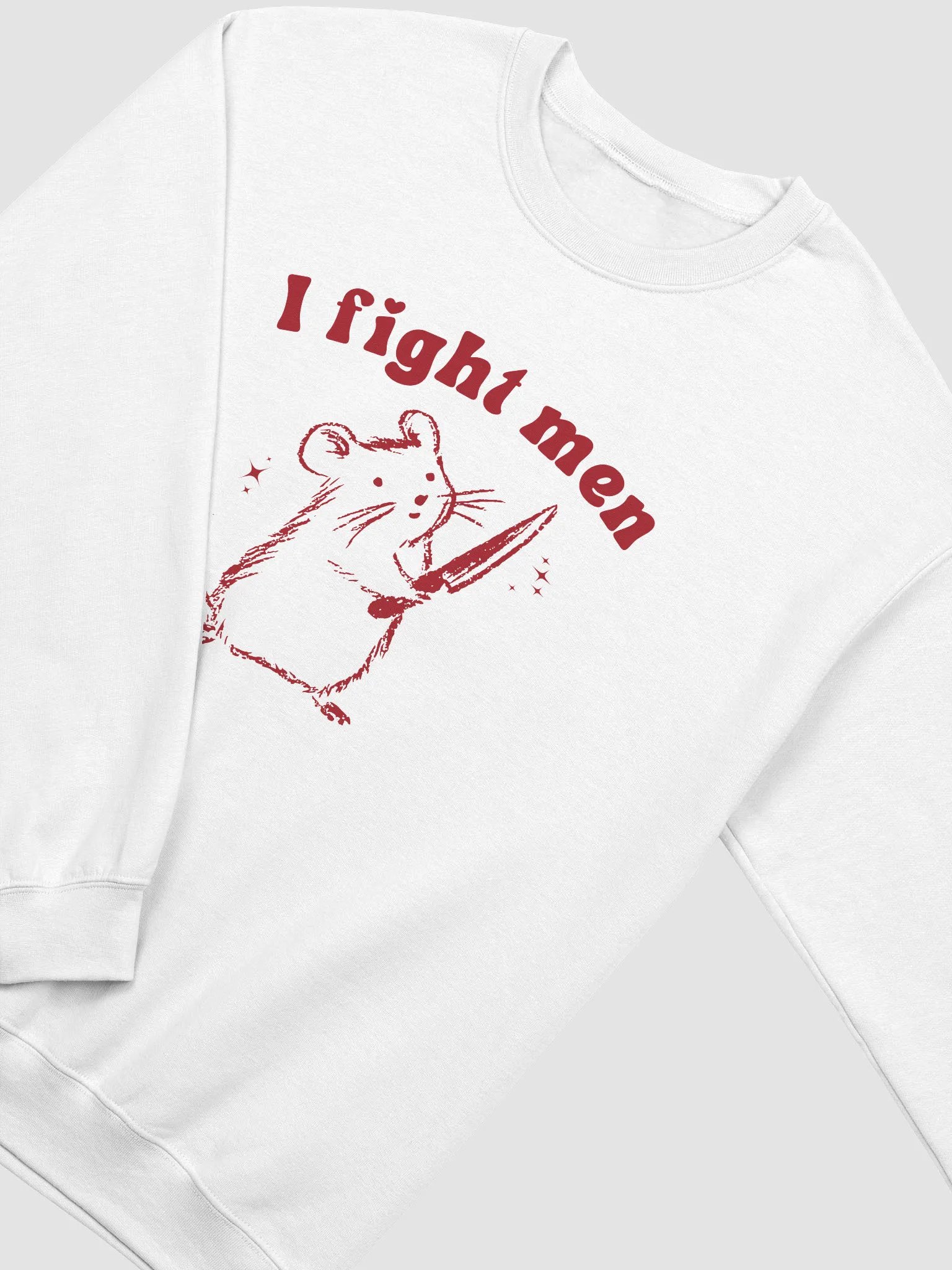 I fight men Crewneck product image (3)