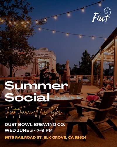 Summer socials are back! 🔥 Join us this Wednesday, June 3rd at Dust Bowl Brewing Co. from 7-9 PM for fellowship, food, and fi...
