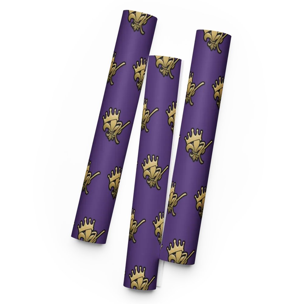 Kreole King Wrapping Paper (Purple) product image (2)