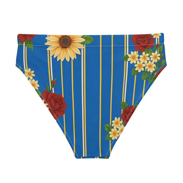 Floral Dream Recycled High Waisted Bikini Bottom product image (2)