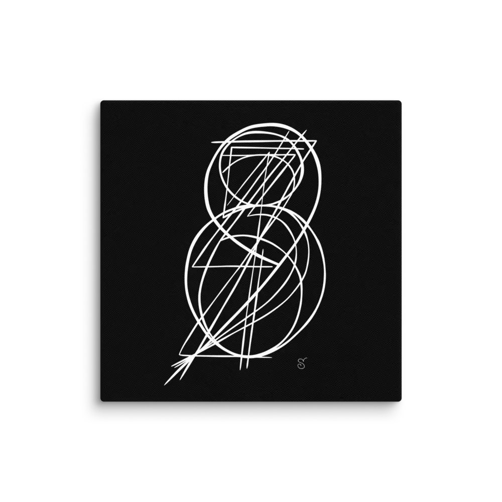 Intricate Intersection Canvas - Abstract Image No. 11 product image (1)