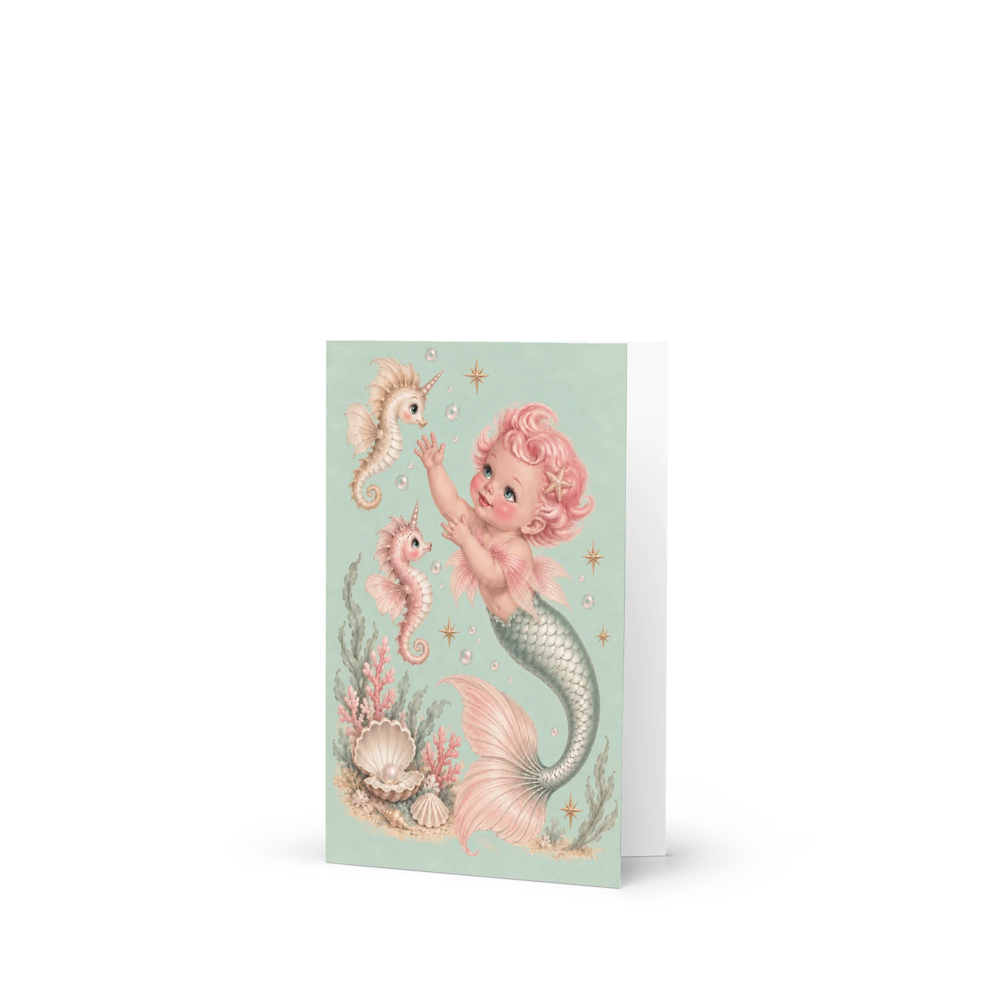 Unicorn Seahorses Greeting Card product image (2)