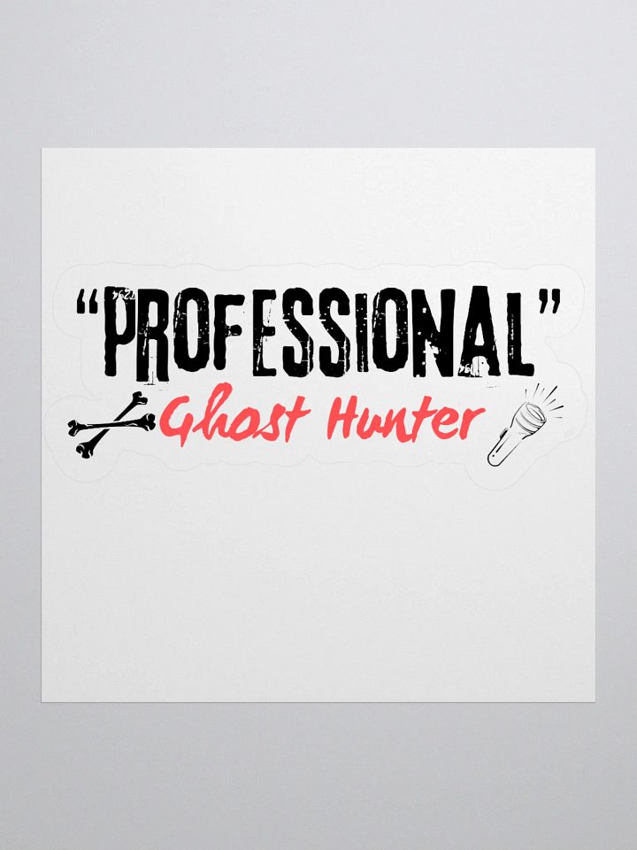 Ghost Hunter Kiss Cut Stickers product image (2)