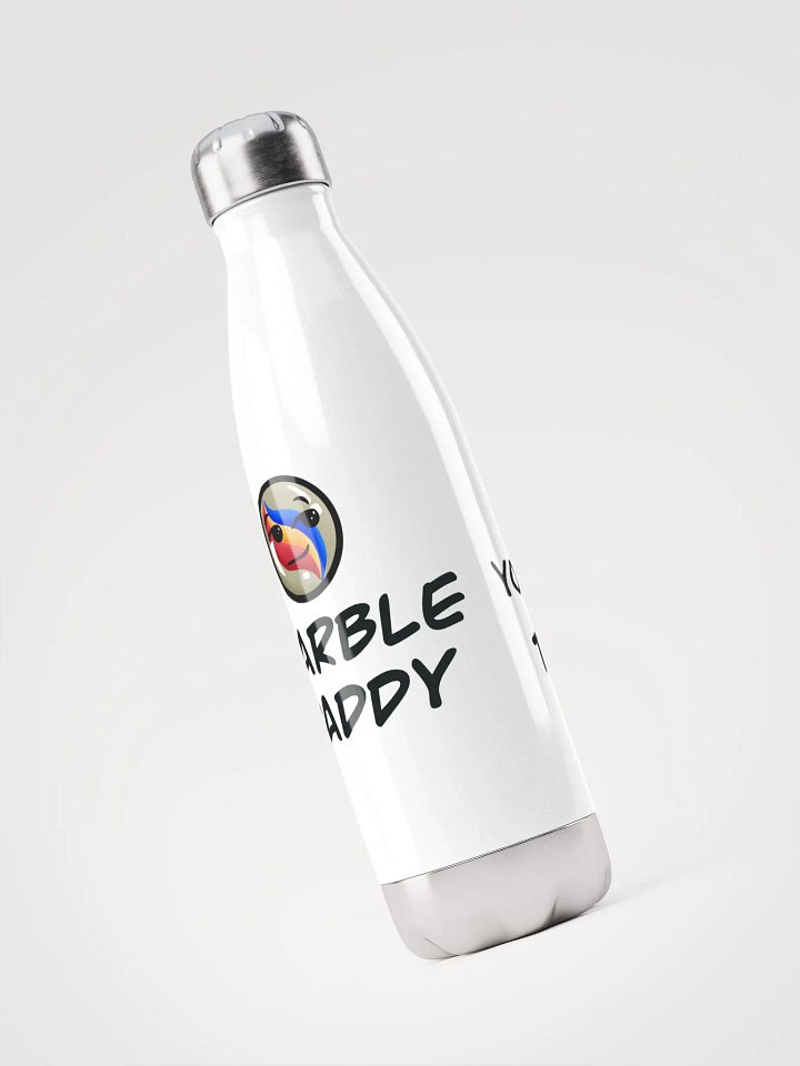 Marble Daddy Water Bottle (White) product image (1)