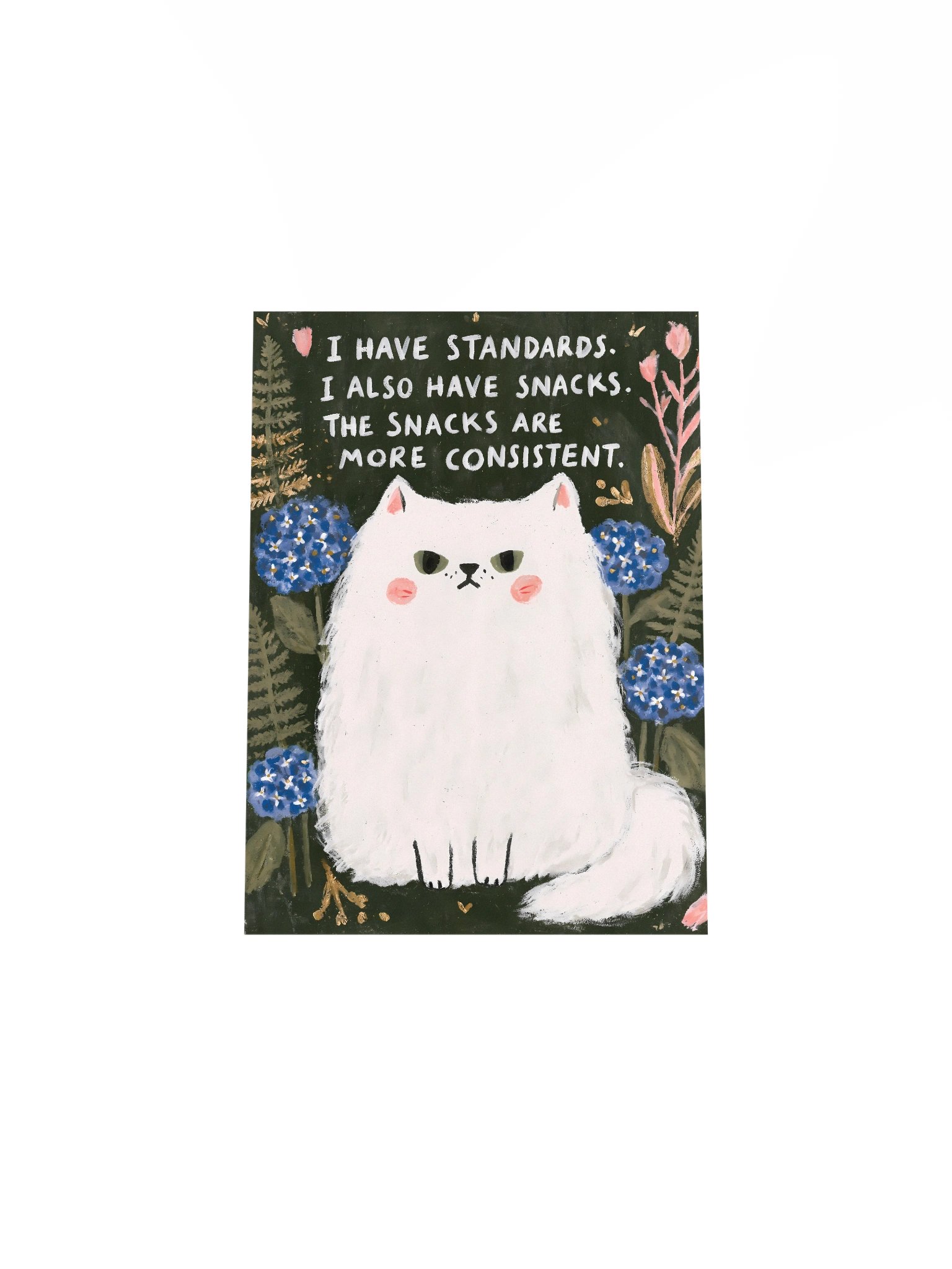 Snacks Are More Consistent Cat Poster product image (34)