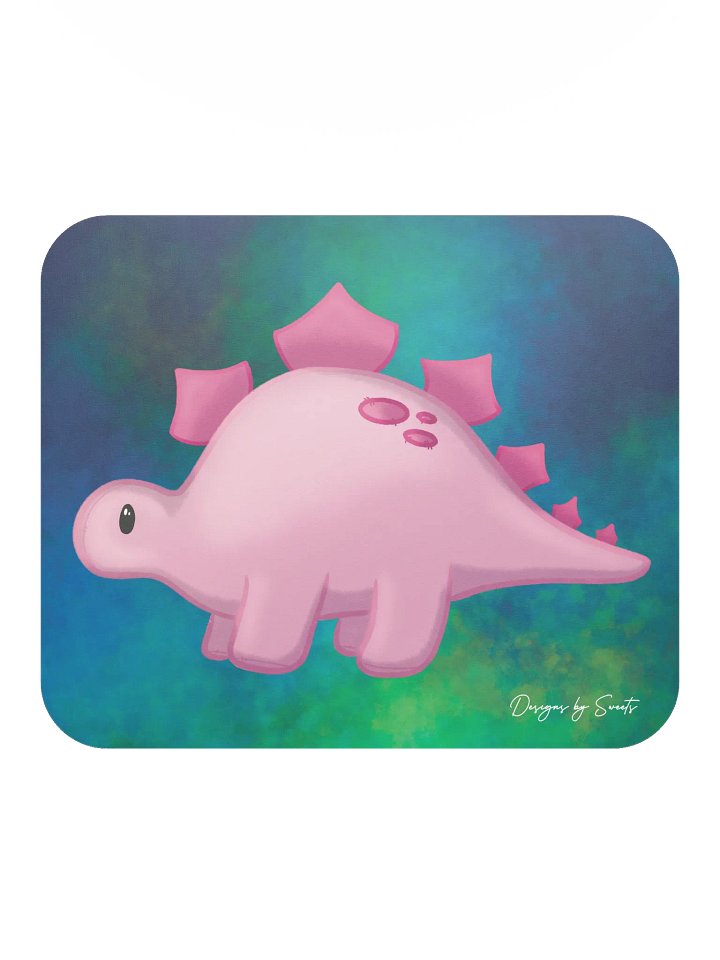 Cozy Stegosaurus Plushie Mouse Pad product image (2)