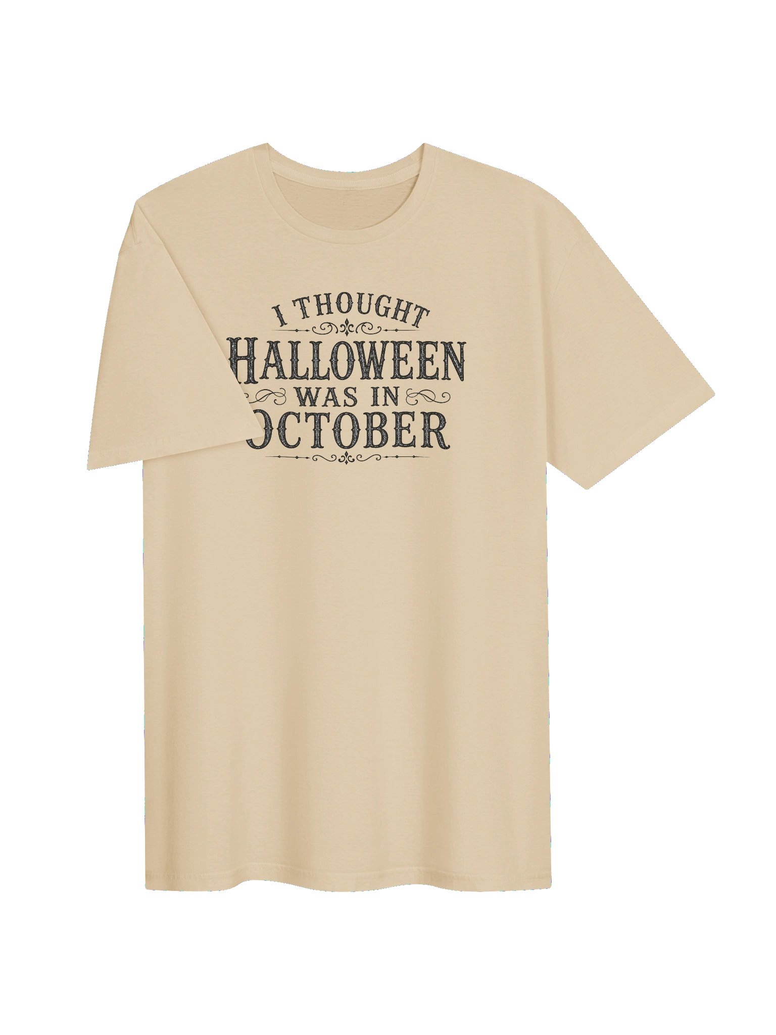 I THOUGHT HALLOWEEN WAS IN OCTOBER, Unisex Cotton Softstyle T-Shirt product image (23)