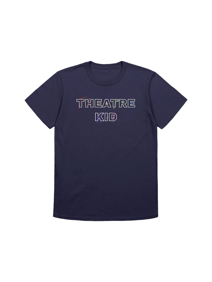 Theatre Kid, Block &Script, Rainbow TShirt product image (1)