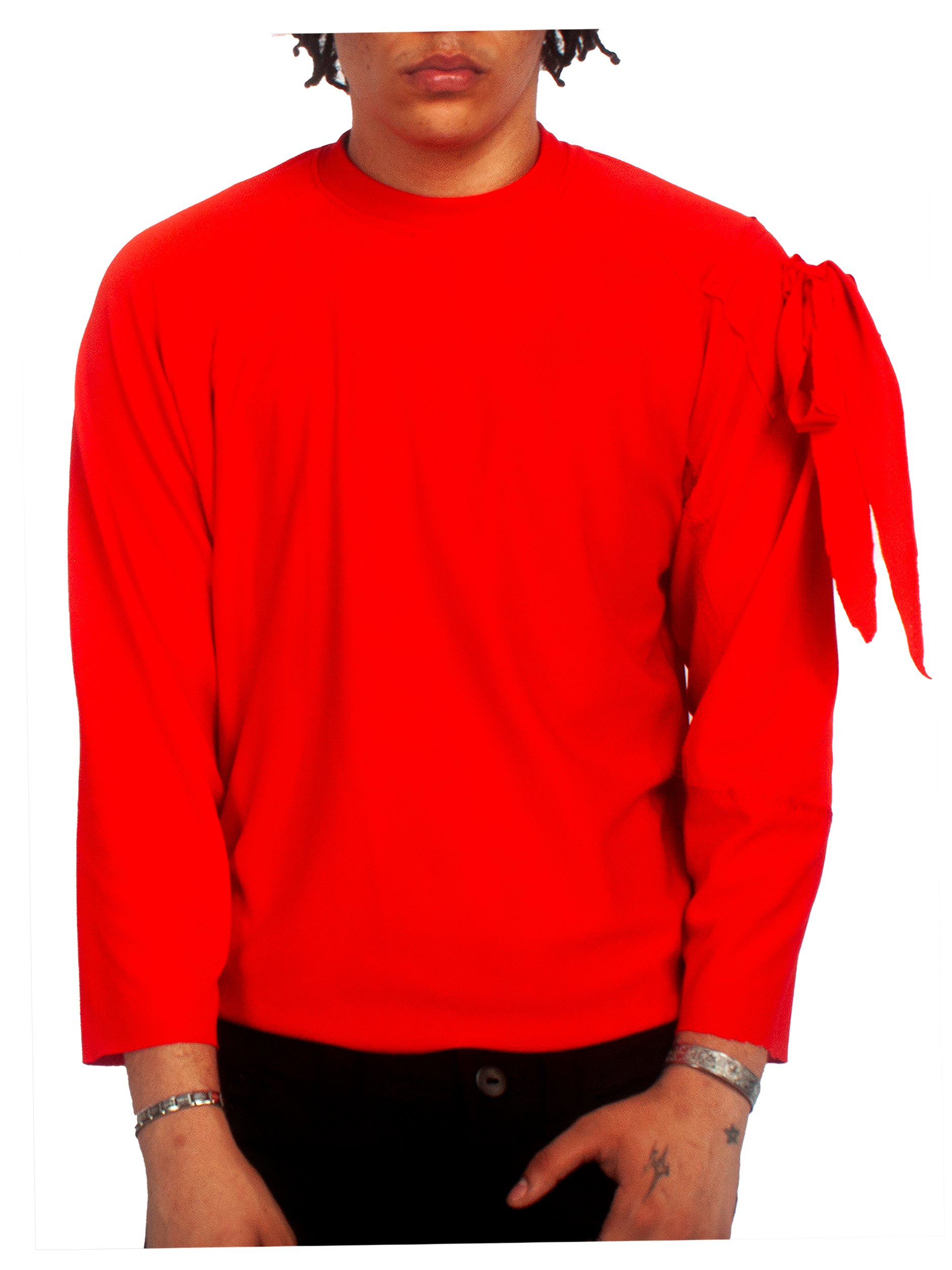 RAGLAN TEE L - BOW - RED product image (1)