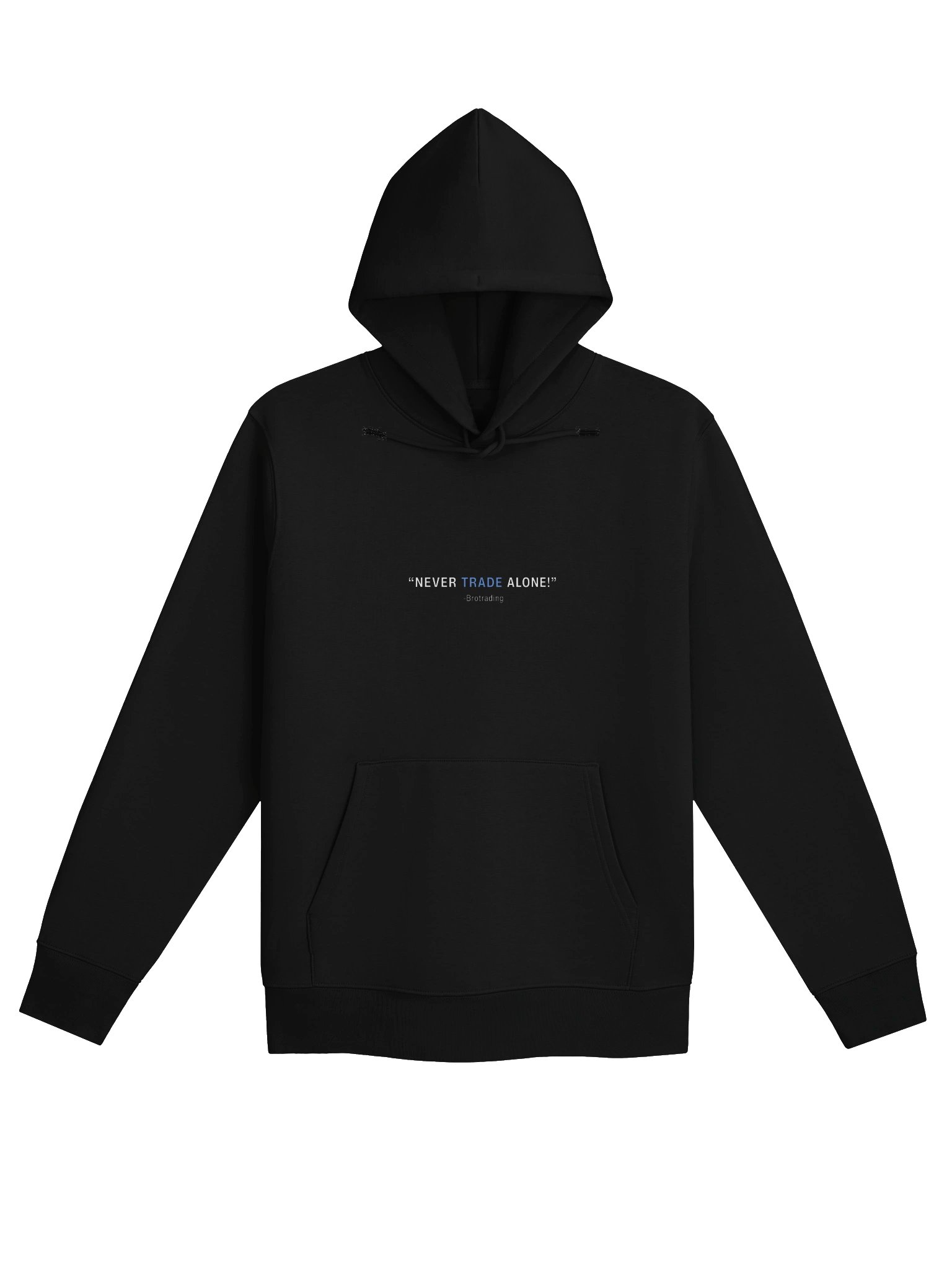 Never Trade Alone Hoodie Stealth product image (1)