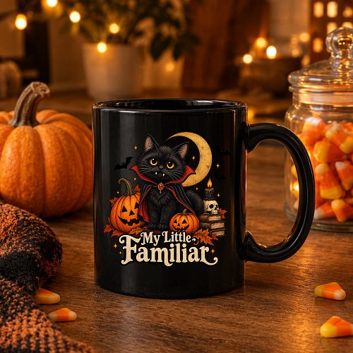 My Little Familiar 🐈‍⬛ | Spooky Black Cat Halloween Mug
#blackcatlove #halloweenmug #witchyaesthetic #spookyseason #catlovers...
