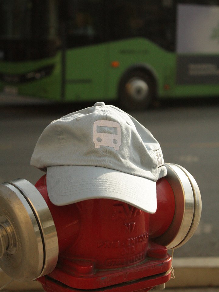 White Bus Cap product image (1)