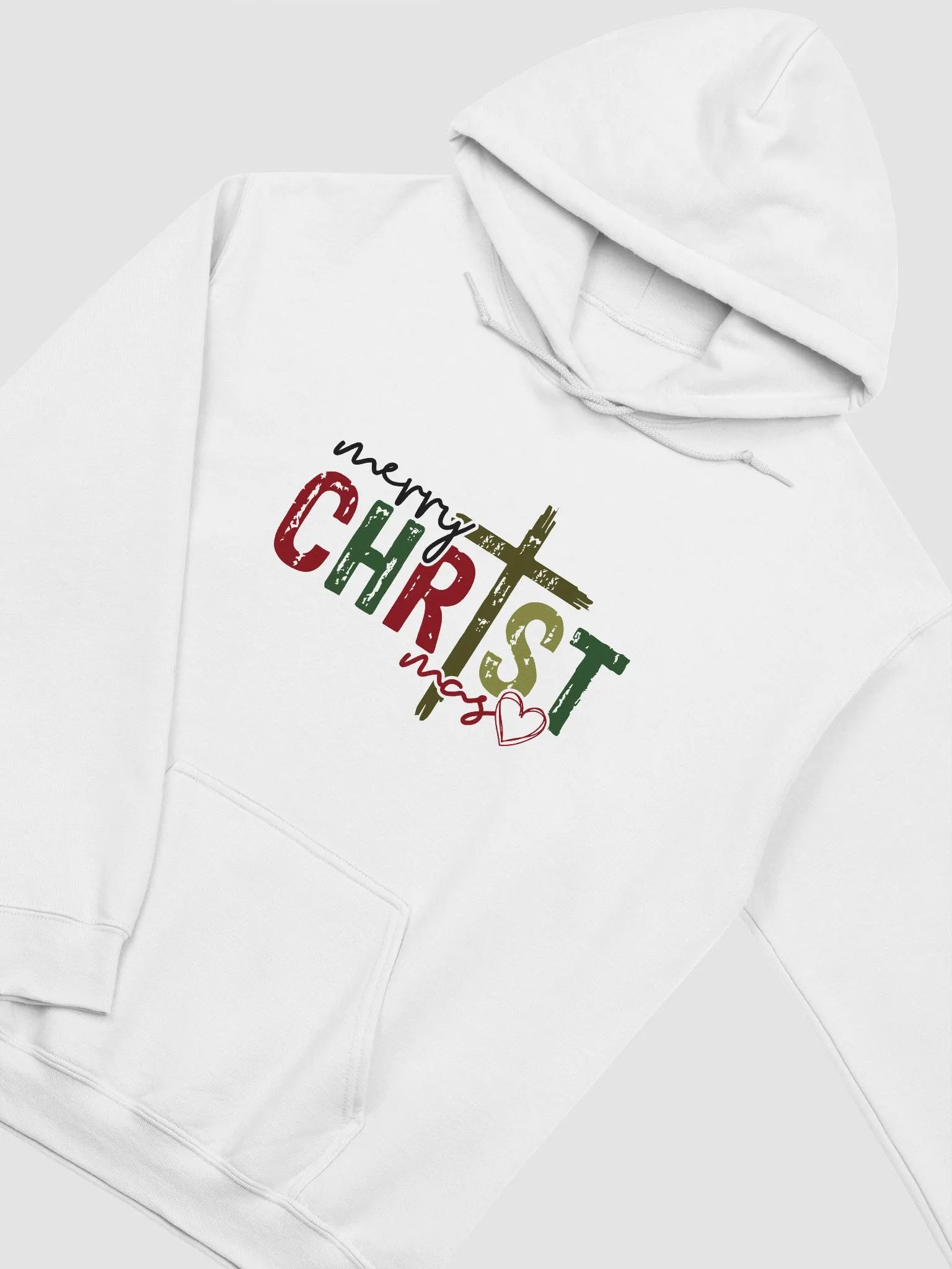Merry Christmas Cross Hoodie product image (3)
