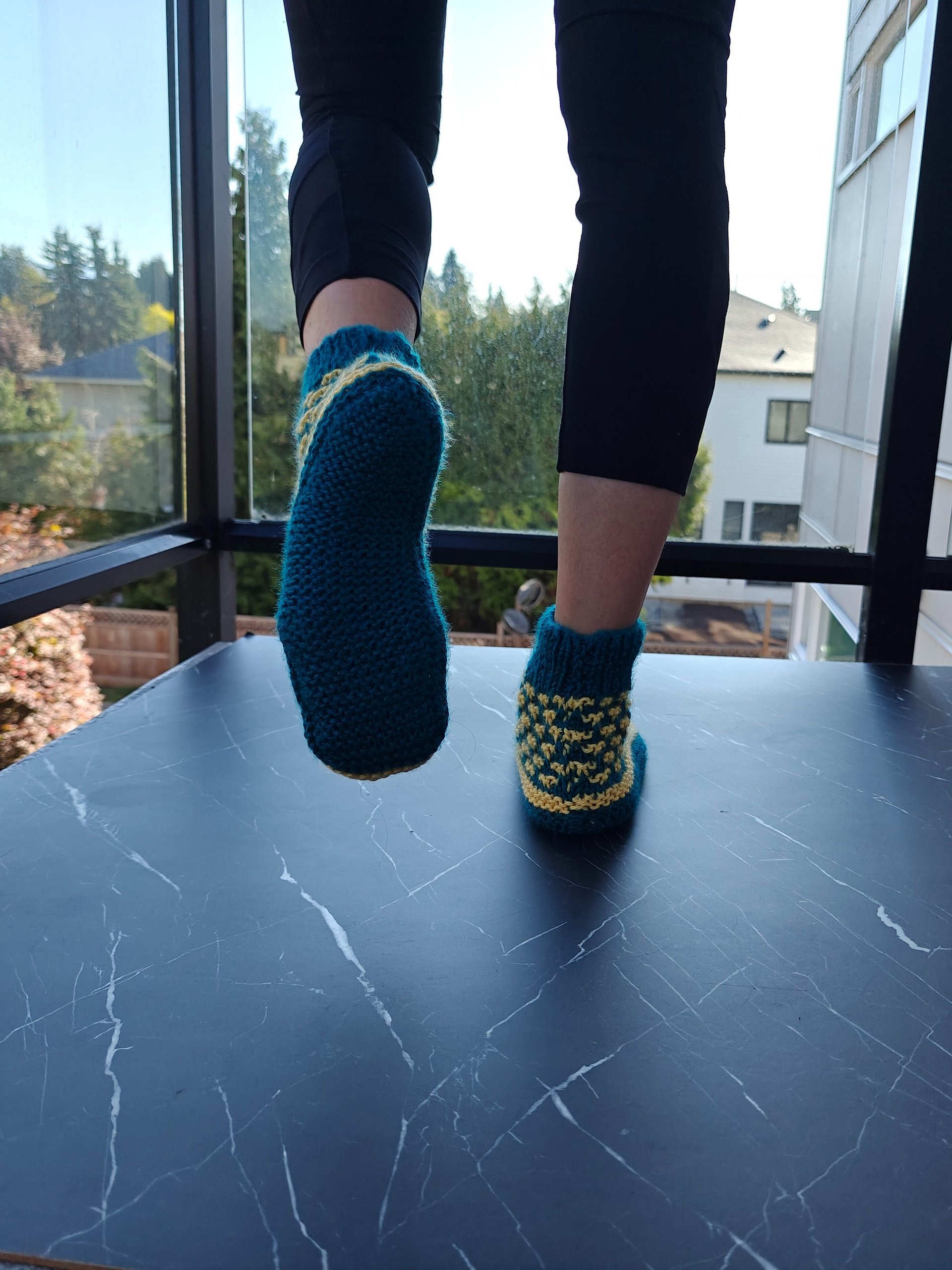 Flat Knit Colorworks Socks Pattern product image (10)