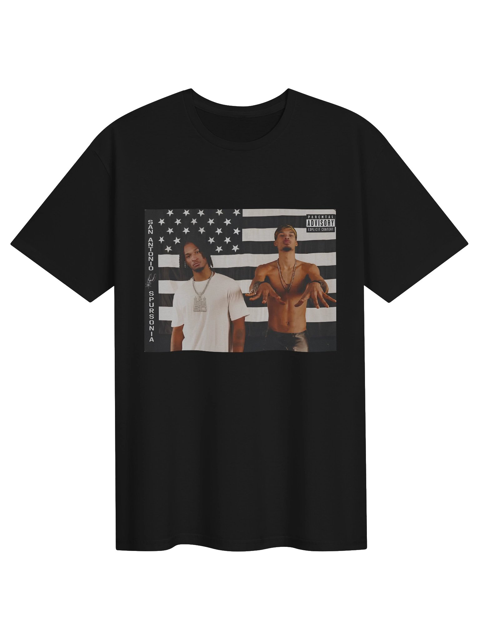 Victor Wemby And Jordan Clarkson Spursonia Shirt product image (1)